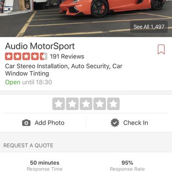 Audio MotorSport - Posting this photo for publicity but really did a horrible job! I had to dispute the charge! Unsatisfied! - Car Stereo Installation Near Me - Carson, California Audio MotorSport - Posting this photo for publicity but really did a horrible job! I had to dispute the charge! Unsatisfied! - Car Stereo Installation Near Me - Carson, California
