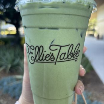 Ellie's Table - Matcha latte - Cafes Near Me - Irvine, California Ellie's Table - Matcha latte - Cafes Near Me - Irvine, California