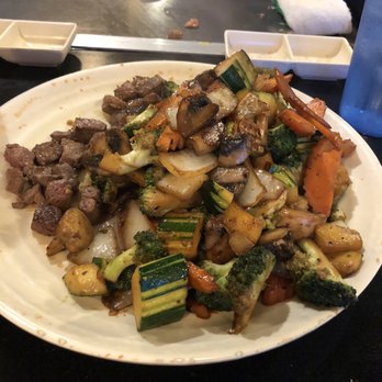 Bonsai Garden - Steak and chicken with extra veggies, no rice - Japanese Near Me - San Angelo, Texas Bonsai Garden - Steak and chicken with extra veggies, no rice - Japanese Near Me - San Angelo, Texas