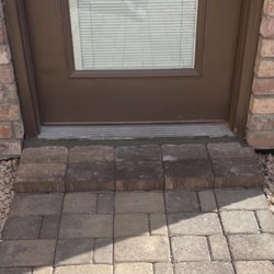 Raintree Landscaping - Backyard concrete paver patio