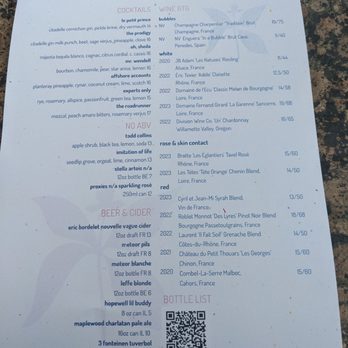 Bar Parisette - Drinks - Wine Bars Near Me - Chicago, Illinois