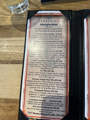 Menu photo 1 Taqueria 27 Lehi, UT