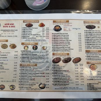 Arirang Tofu & BBQ - Menu - Korean Near Me - Pleasanton, California Arirang Tofu & BBQ - Menu - Korean Near Me - Pleasanton, California