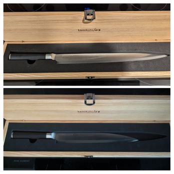 Cutting Edge Sharpening - The before and after - Knife Sharpening Near Me - Honolulu, Hawaii