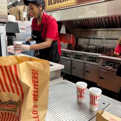 Portillo's Sycamore - They are all Spaced out she gives the drinks with an attitude