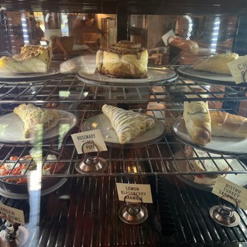 West Oak Coffee Bar - The breakfast case (we tried the two on the middle shelf- left & middle) - Coffee & Tea Near Me - Denton, Texas West Oak Coffee Bar - The breakfast case (we tried the two on the middle shelf- left & middle) - Coffee & Tea Near Me - Denton, Texas