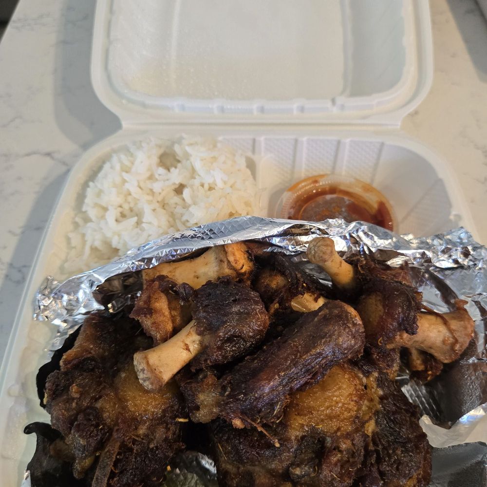 Fried Oxtail Plate Fried Oxtail Plate