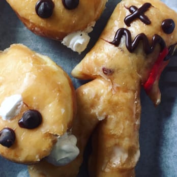 Zombee Donuts - I forgot their names, but it had something to do with a zombee and those have something to do with dead babies... - Donuts Near Me - Fullerton, California