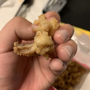 i-Tea - Hair in fried calamari - Bubble Tea Near Me - Davis, California