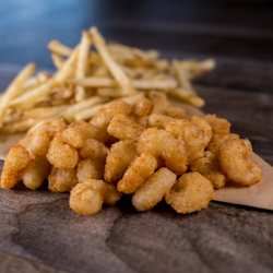 ROCS Local Market - Our Apps are amazing! Enjoy our popcorn shrimp with our shoestring fries
