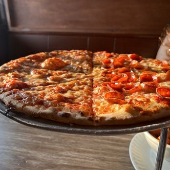 The Landmark - Light rays glistened on this pizza. Fitting, because it was heavenly. - American Near Me - Livingston, New Jersey The Landmark - Light rays glistened on this pizza. Fitting, because it was heavenly. - American Near Me - Livingston, New Jersey