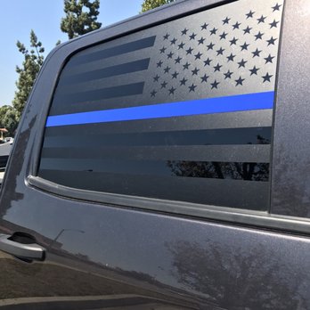 US Printing - The ghosted thin blue line American flag they made for my truck! - Printing Services Near Me - Montclair, California US Printing - The ghosted thin blue line American flag they made for my truck! - Printing Services Near Me - Montclair, California