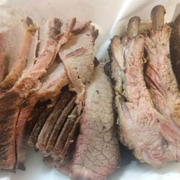 Brisket and ribs Brisket and ribs