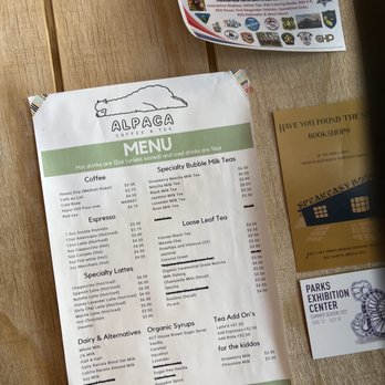 Alpaca Coffee & Tea - Menu - Coffee & Tea Near Me - Idyllwild, California Alpaca Coffee & Tea - Menu - Coffee & Tea Near Me - Idyllwild, California