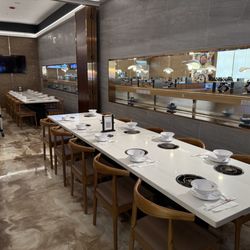 The Spot Rotary Hot Pot - A table for 10 and a table for 12.
