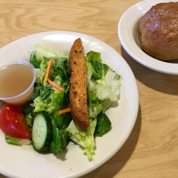 Carol's Restaurant - The side salad. Always fresh. Comes with a Nova Scotia roll - American Near Me - Blaine, Minnesota