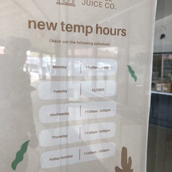 Be Well Juice - New hours. - Juice Bars & Smoothies Near Me - San Leandro, California
