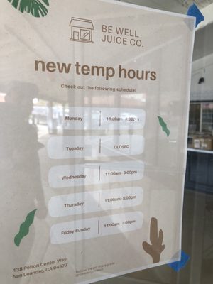 Menu photo 5 Be Well Juice San Leandro, CA