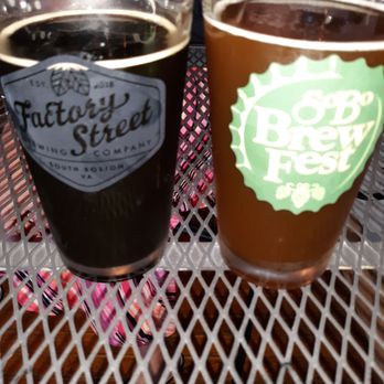 Factory Street Brewing - The Vanilla bourbon imperial porter and the nut brown ale. - Breweries Near Me - South Boston, Virginia