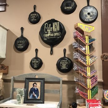 Mountain Mike's Coffee House - pans and pans on the wall - Coffee & Tea Near Me - Glendale, Kentucky