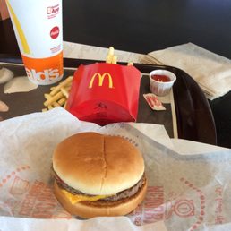 Triple Cheesburger combo meal