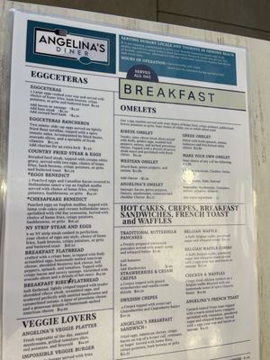 Menu photo 2 Angelinas Diner Ormond Beach, FL