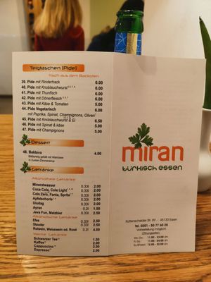 Menu photo 1 Miran Essen, NW