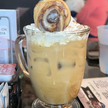 Redhead Bay Cafe - Cinnamon Bun Iced Latte - New American Near Me - Virginia Beach, Virginia