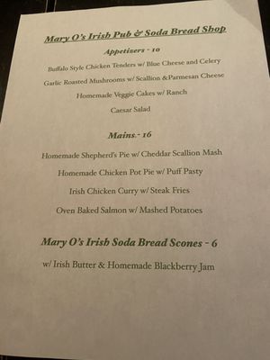 Menu photo 2 Mary O’s New York, NY