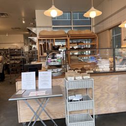 Order counter with bakery in the back