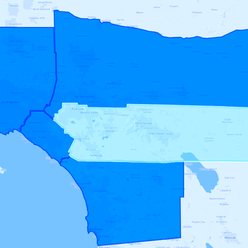 One Ring Networks - One Ring Networks' Serviceable Locations - Network Coverage Map - Telecommunications Near Me - Rancho Cucamonga, California