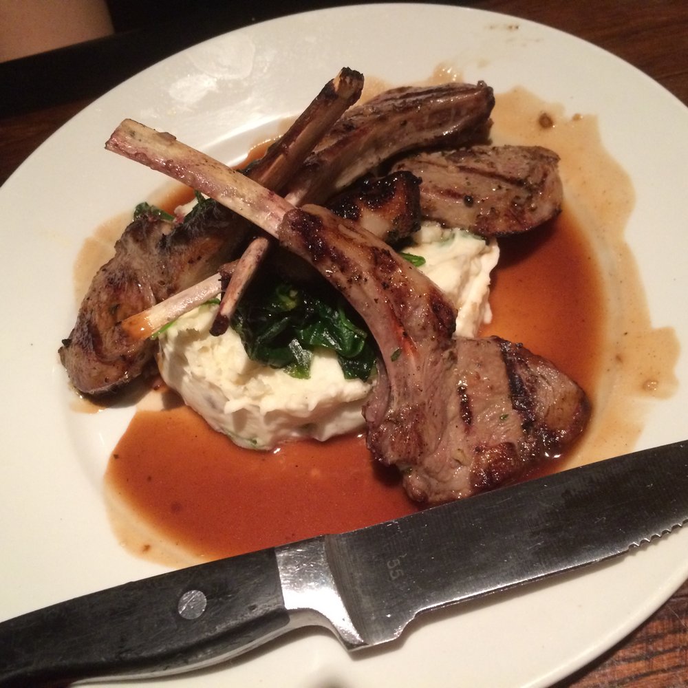 LongHorn Steakhouse - Lamb Chop with Mashed Potatoes. - Steakhouses Near Me - Farragut, Tennessee