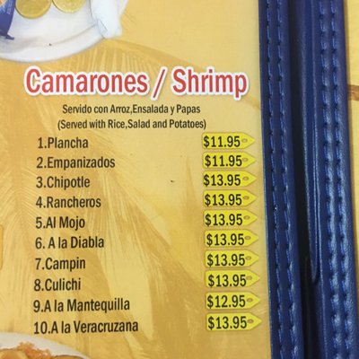 Menu photo 8 Mariscos La Playita Tulsa, OK Menu photo 8 Mariscos La Playita Tulsa, OK