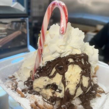 The Funnel House - Funnel Cake sundae - Desserts Near Me - West Hills, California The Funnel House - Funnel Cake sundae - Desserts Near Me - West Hills, California