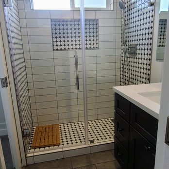 Delsur Construction - Love this bathroom.  Initially,  had problems with the hot/cold, but Delsur came through with fixing the issues. - General Contractors Near Me
