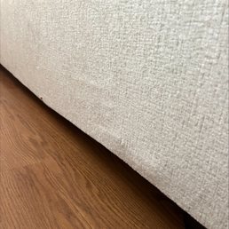 Bottom of couch frame completely broken and cannot support weight.