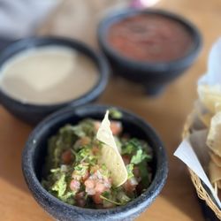 Bollywood Tacos - Queso , Salsa , Guacamole
