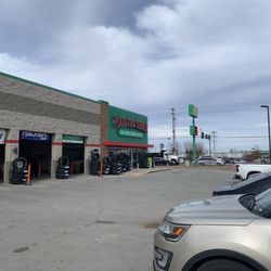 Plaza Tire Service - View of the garage parking lot:)