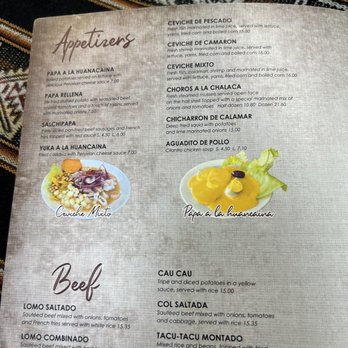 Aji Verde - Menu - Peruvian Near Me - Paramount, California