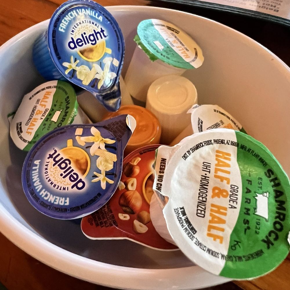 Morning Glory Brunchery - Available creamers - Breakfast & Brunch Near Me - Mesa, Arizona Morning Glory Brunchery - Available creamers - Breakfast & Brunch Near Me - Mesa, Arizona