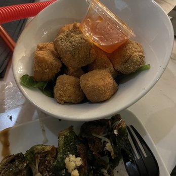 Slush Restaurant and Bar - Salmon bites and Brussel sprouts - Tapas/Small Plates Near Me - Atlanta, Georgia Slush Restaurant and Bar - Salmon bites and Brussel sprouts - Tapas/Small Plates Near Me - Atlanta, Georgia