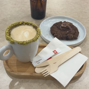 Katerina's Bakery - Pistachio latte and cookie - Bakeries Near Me - Largo, Florida Katerina's Bakery - Pistachio latte and cookie - Bakeries Near Me - Largo, Florida