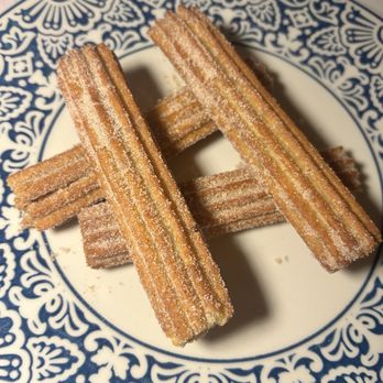 Los Amores de Julia - Churros came with Carmel and chocolate sauce on the side - Mexican Near Me - Sacramento, California
