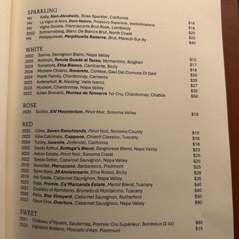 Bottega - Menu (June 2026) - Italian Near Me - Yountville, California Bottega - Menu (June 2026) - Italian Near Me - Yountville, California