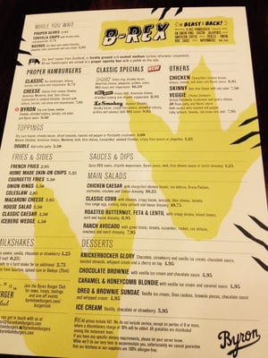 Menu photo 7 Byron London, XGL