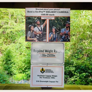 Sonoma Zipline Adventures - Rule of thumb! - Tours Near Me - Occidental, California Sonoma Zipline Adventures - Rule of thumb! - Tours Near Me - Occidental, California