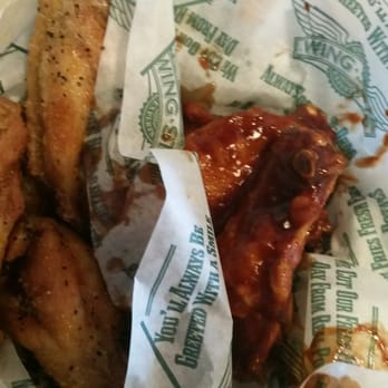 Wingstop - 8 piece combo with Lemon pepper and Hickory smoked bbq $11.49. - Chicken Wings Near Me - Mililani, Hawaii Wingstop - 8 piece combo with Lemon pepper and Hickory smoked bbq $11.49. - Chicken Wings Near Me - Mililani, Hawaii