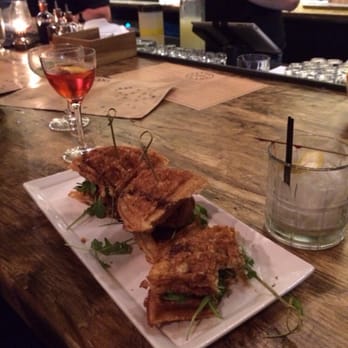 Paper Plane - Chicken and waffle sliders - Cocktail Bars Near Me - San Jose, California