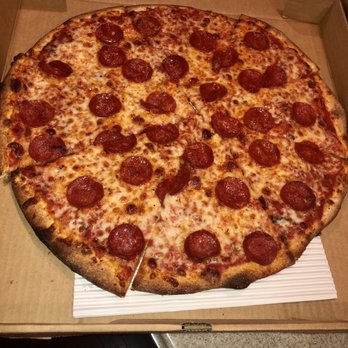 The Pizza Kitchen - Large Pepperoni Pizza, a little overdone but still good. - Pizza Near Me - Knoxville, Tennessee