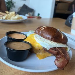 Pretzel Breakfast Sandwich